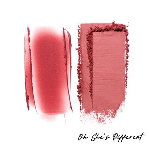 “Oh She’s Different” MAJOR HEADLINES DOUBLE-TAKE CRÈME & POWDER BLUSH DUO